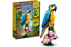 LEGO Creator 3 in 1 Exotic Parrot Building Toy Set,