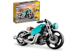 LEGO Creator 3 in 1 Vintage Motorcycle Set, Transforms from